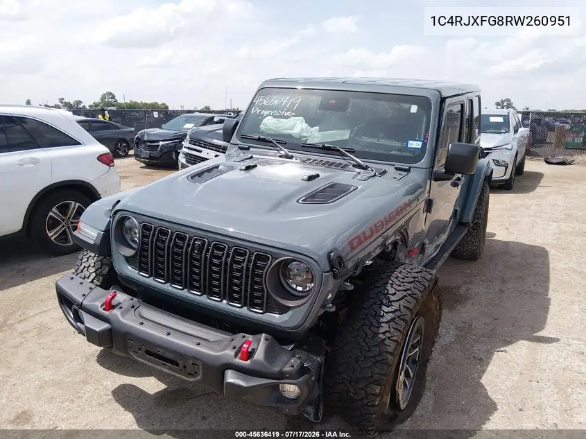 2024 Jeep Wrangler 4-Door Recon 4X4 VIN: 1C4RJXFG8RW260951 Lot: 45636419