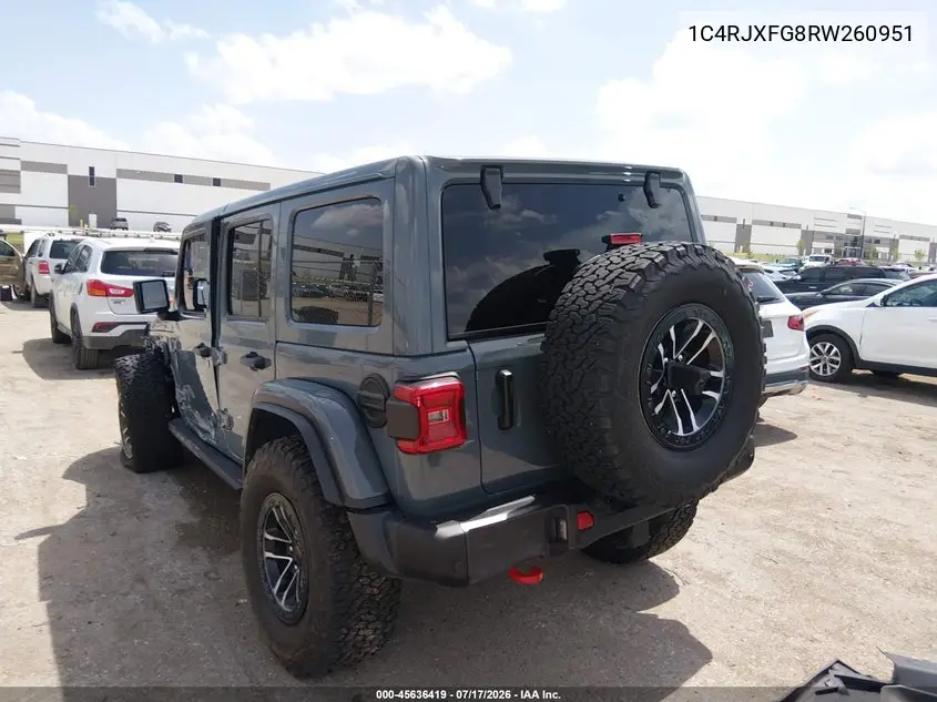 2024 Jeep Wrangler 4-Door Recon 4X4 VIN: 1C4RJXFG8RW260951 Lot: 45636419