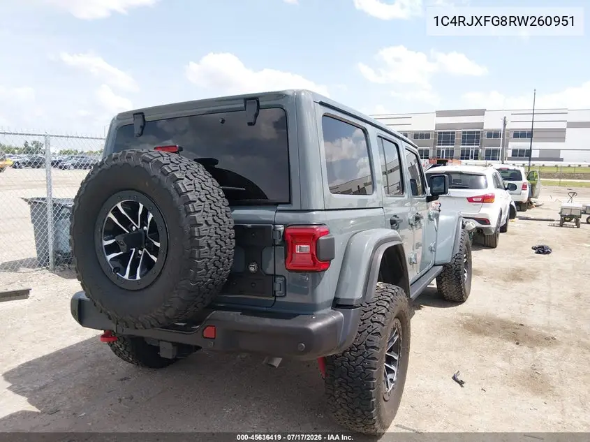 2024 Jeep Wrangler 4-Door Recon 4X4 VIN: 1C4RJXFG8RW260951 Lot: 45636419