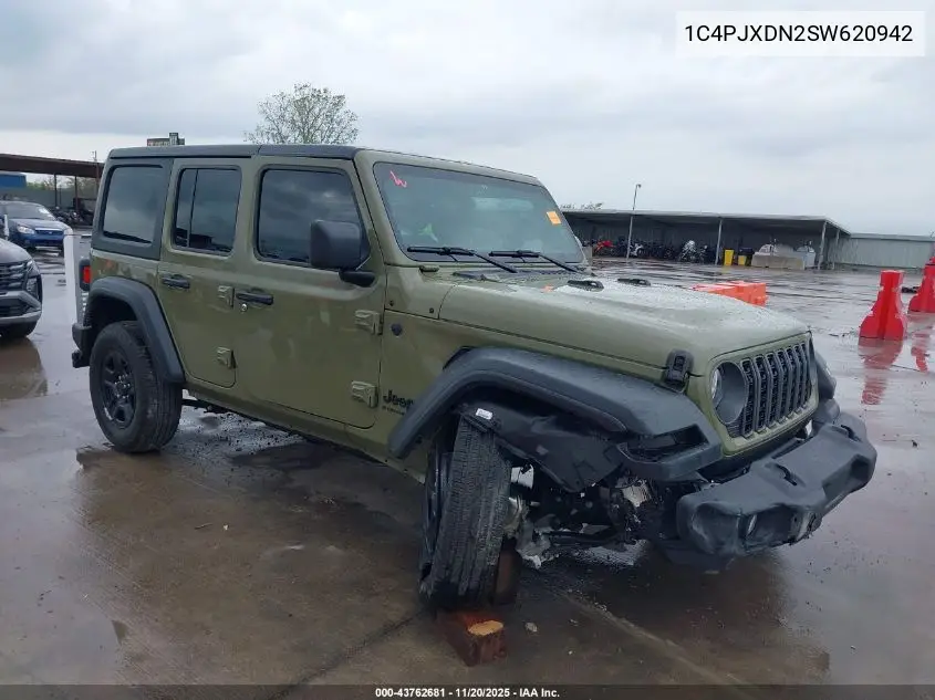1C4PJXDN2SW620942 2025 Jeep Wrangler 4-Door Sport 4X4