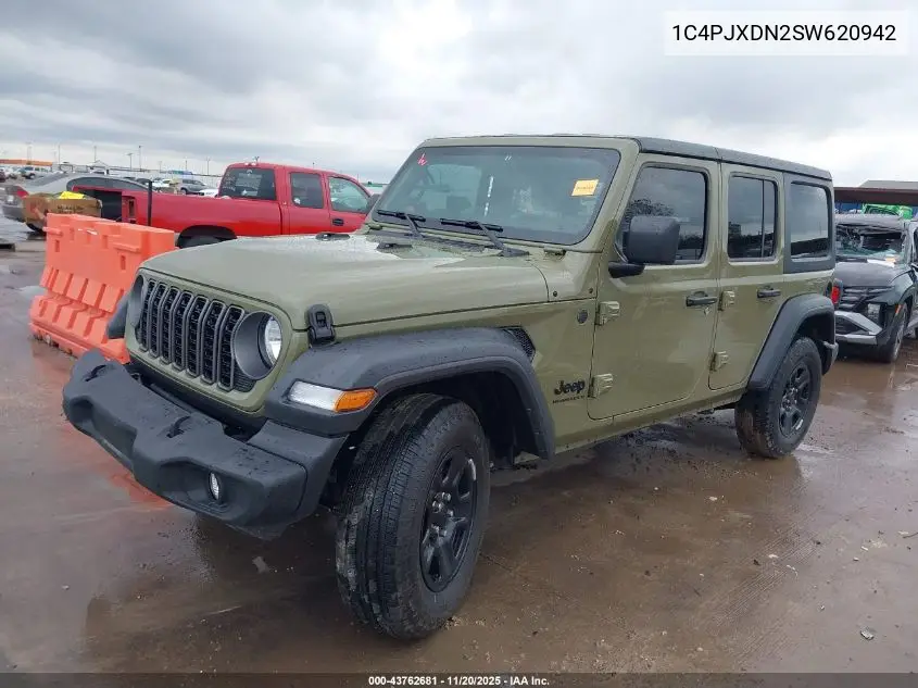 1C4PJXDN2SW620942 2025 Jeep Wrangler 4-Door Sport 4X4