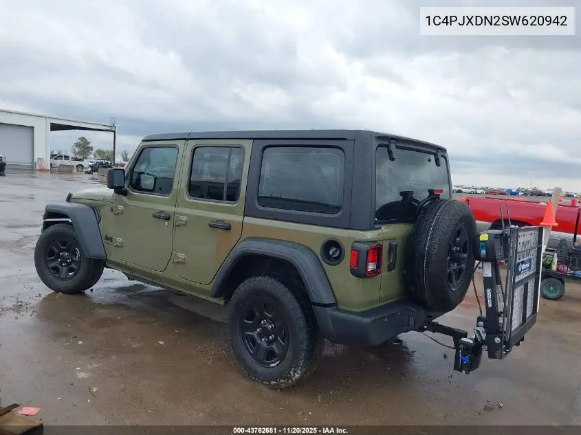 1C4PJXDN2SW620942 2025 Jeep Wrangler 4-Door Sport 4X4