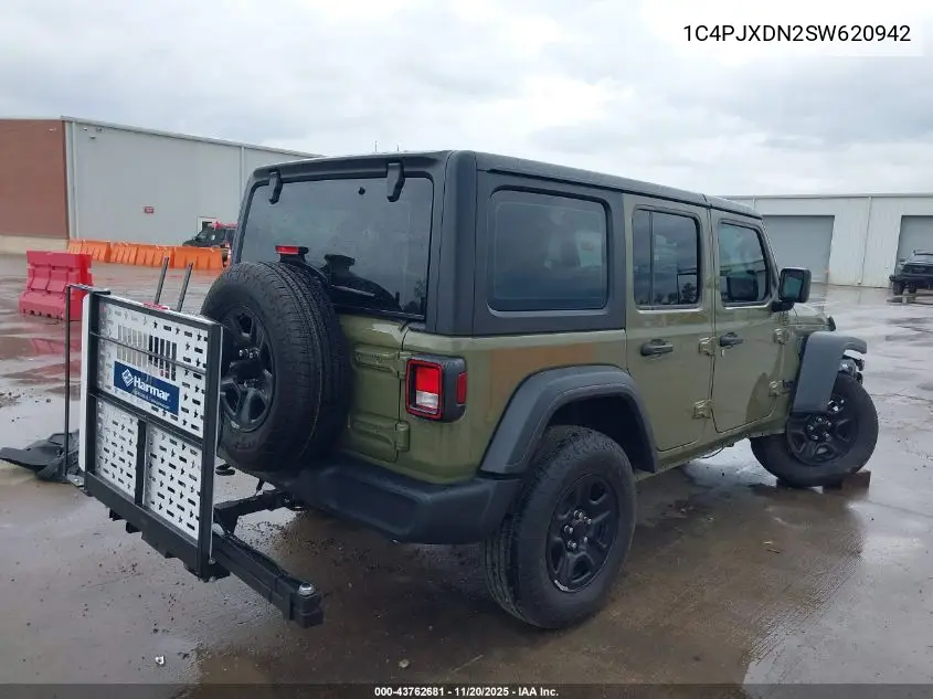 1C4PJXDN2SW620942 2025 Jeep Wrangler 4-Door Sport 4X4