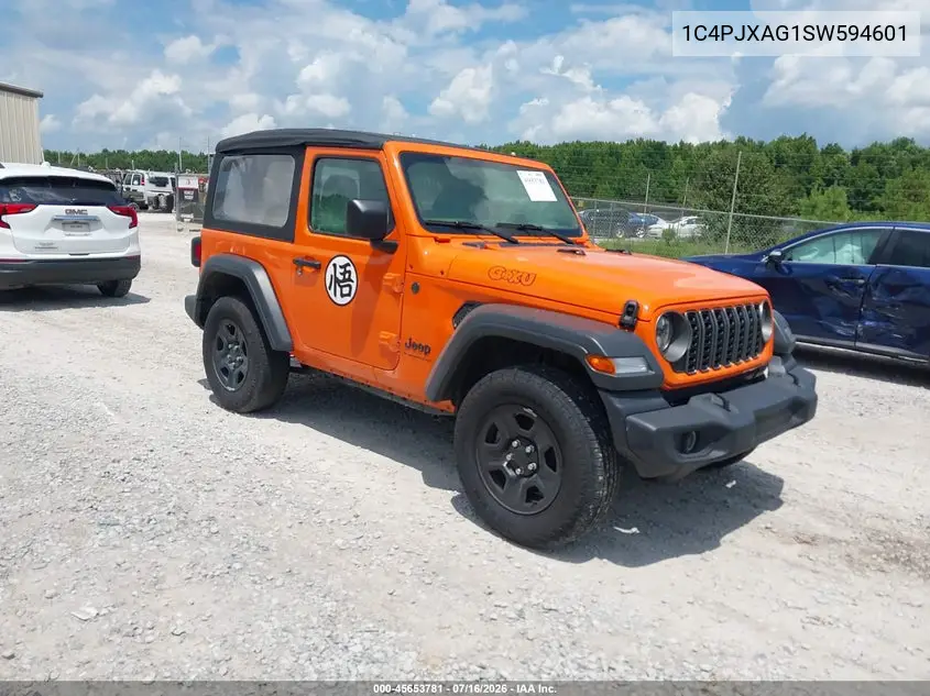2025 Jeep Wrangler 2-Door Sport 4X4 VIN: 1C4PJXAG1SW594601 Lot: 45653781