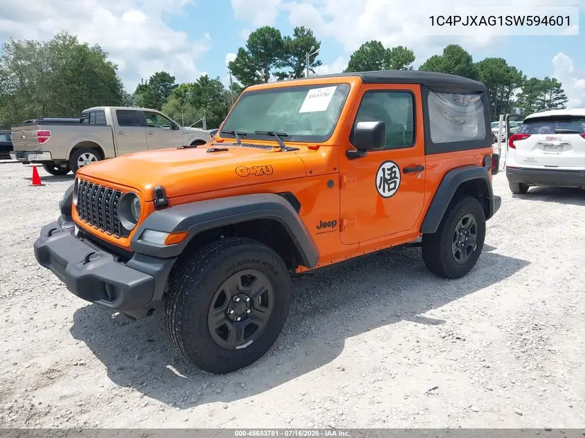 2025 Jeep Wrangler 2-Door Sport 4X4 VIN: 1C4PJXAG1SW594601 Lot: 45653781