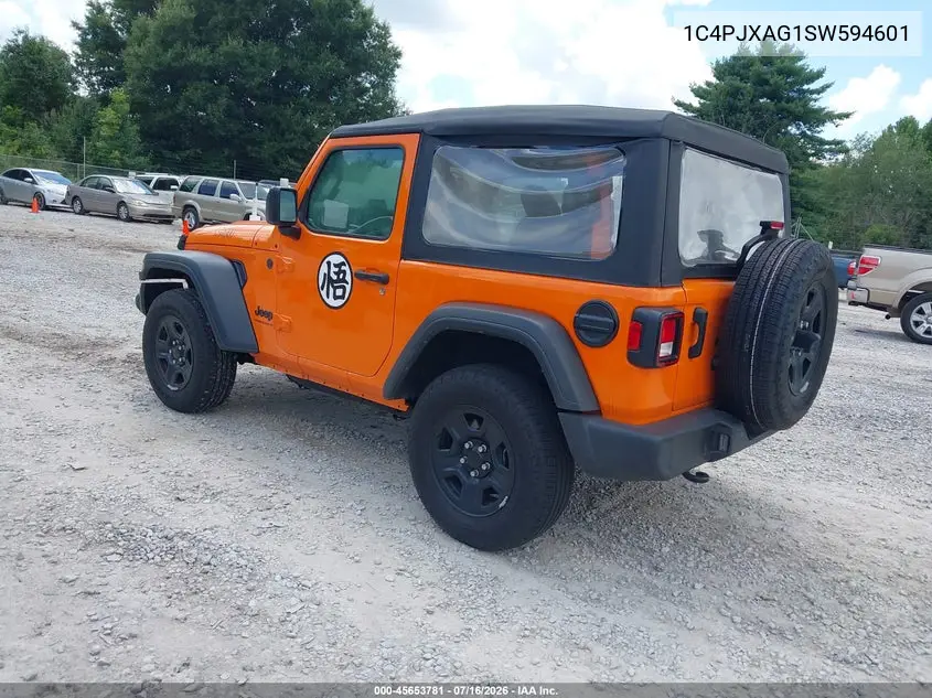2025 Jeep Wrangler 2-Door Sport 4X4 VIN: 1C4PJXAG1SW594601 Lot: 45653781