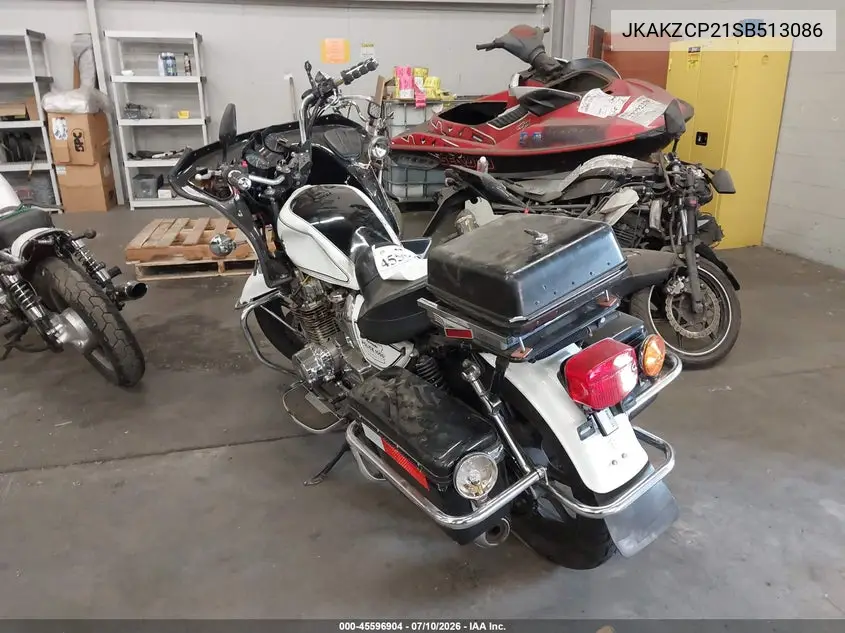 1995 Kawasaki Kz1000 P VIN: JKAKZCP21SB513086 Lot: 45596904