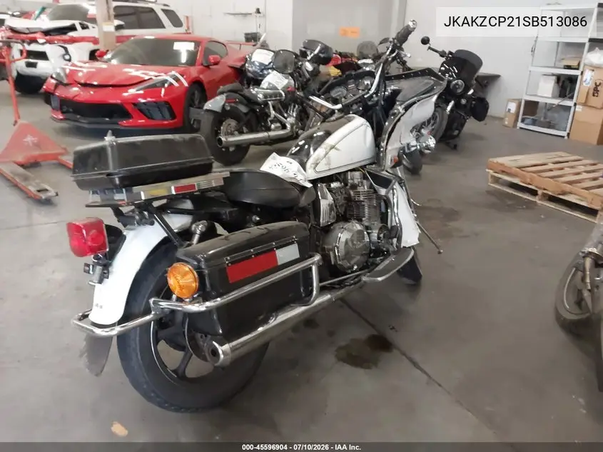 1995 Kawasaki Kz1000 P VIN: JKAKZCP21SB513086 Lot: 45596904