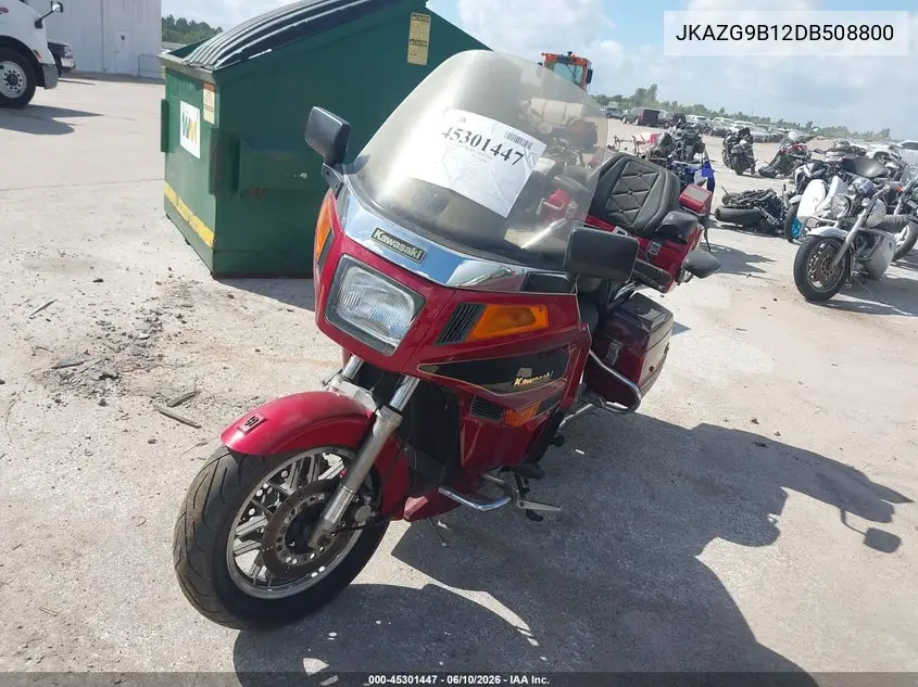 1997 Kawasaki Zg1200 B VIN: JKAZG9B12VB508800 Lot: 45301447