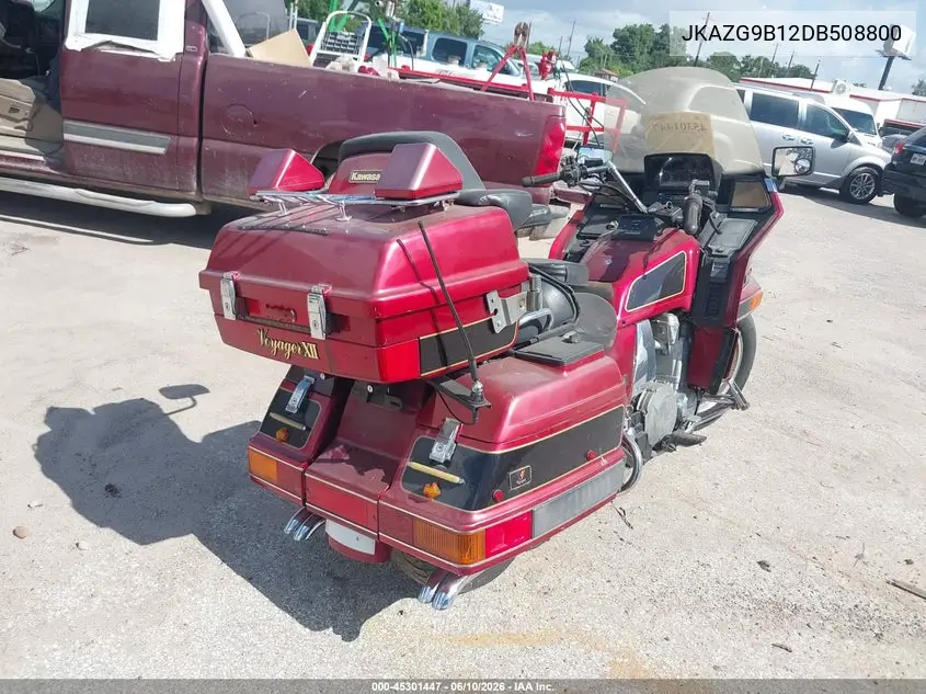 1997 Kawasaki Zg1200 B VIN: JKAZG9B12VB508800 Lot: 45301447