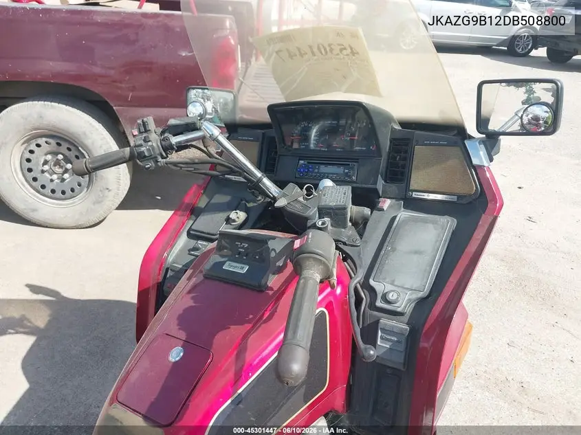 1997 Kawasaki Zg1200 B VIN: JKAZG9B12VB508800 Lot: 45301447
