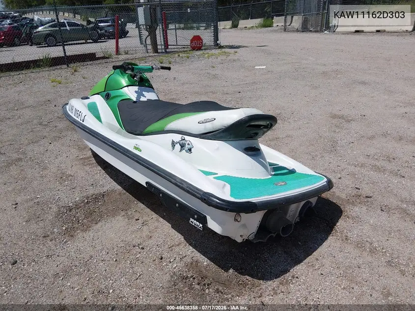 2003 Kawasaki 1200 Stx-R VIN: KAW11162D303 Lot: 45638358