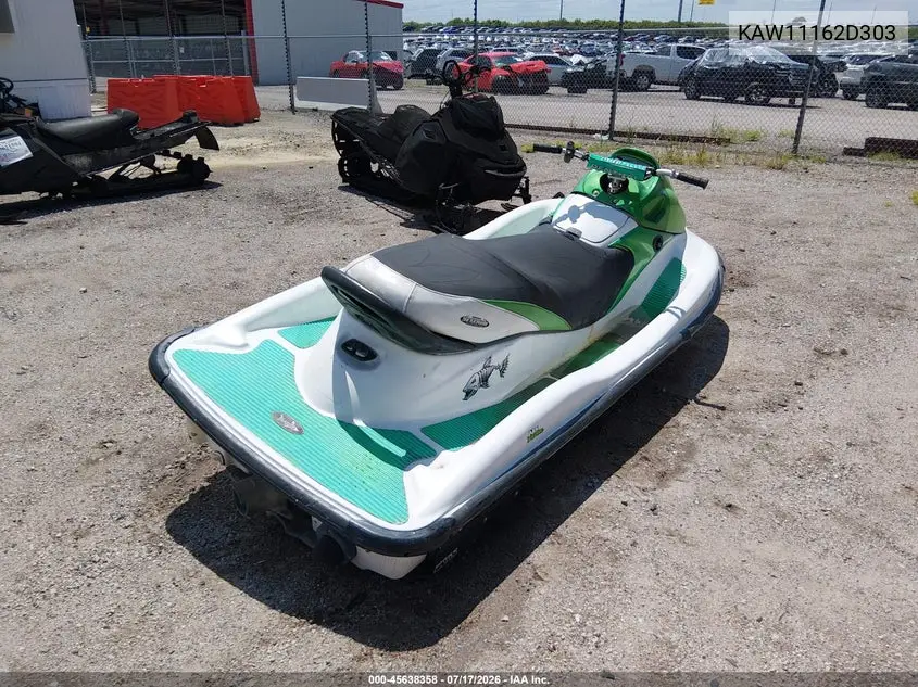 2003 Kawasaki 1200 Stx-R VIN: KAW11162D303 Lot: 45638358