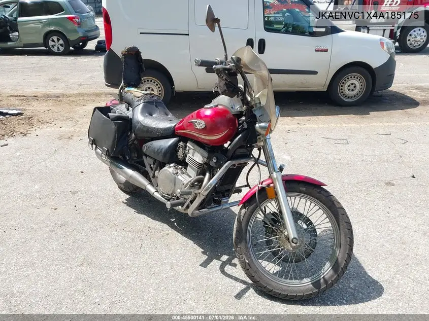 2004 Kawasaki En500 C VIN: JKAENVC1X4A185175 Lot: 45500141