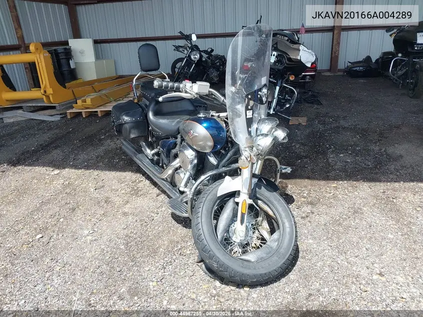 2006 Kawasaki Vn900 D VIN: JKAVN2D166A004279 Lot: 44967255