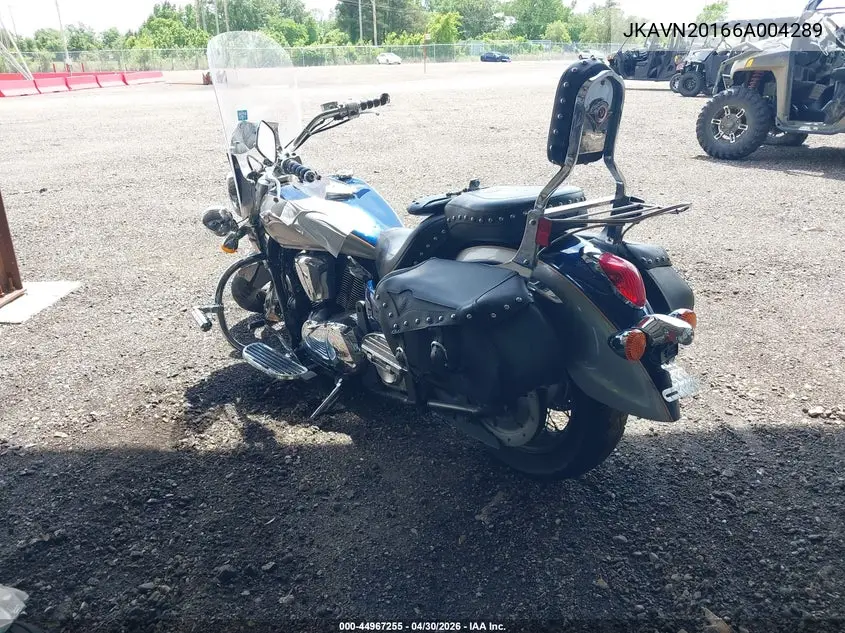 2006 Kawasaki Vn900 D VIN: JKAVN2D166A004279 Lot: 44967255