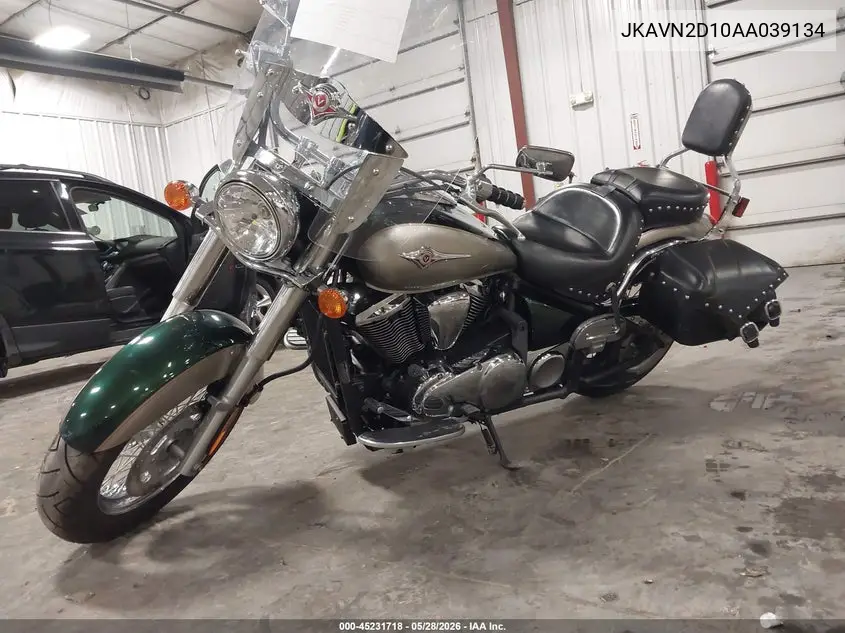 2010 Kawasaki Vn900 D VIN: JKAVN2D10AA039134 Lot: 45231718