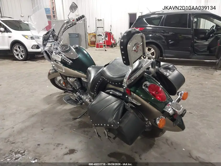 2010 Kawasaki Vn900 D VIN: JKAVN2D10AA039134 Lot: 45231718