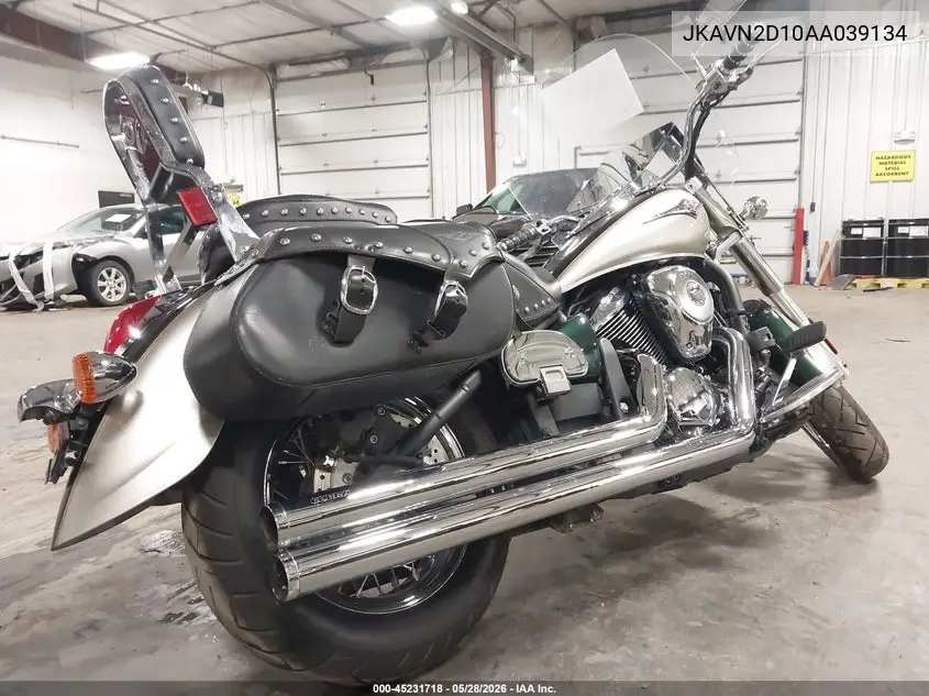 2010 Kawasaki Vn900 D VIN: JKAVN2D10AA039134 Lot: 45231718