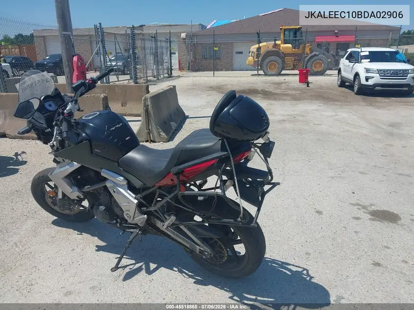2011 Kawasaki Le650 C VIN: JKALEEC10BDA02906 Lot: 45518865