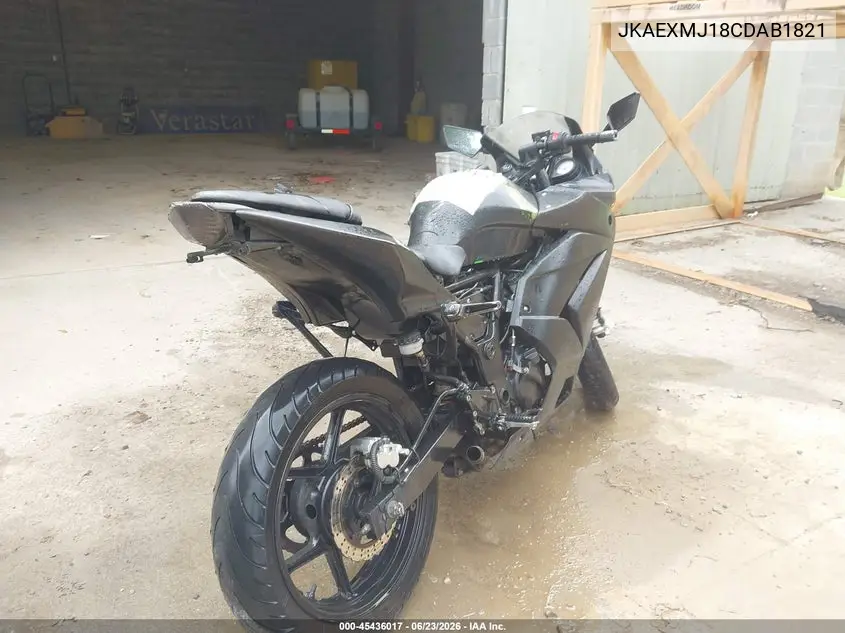 2012 Kawasaki Ex250 J VIN: JKAEXMJ18CDAB1821 Lot: 45436017