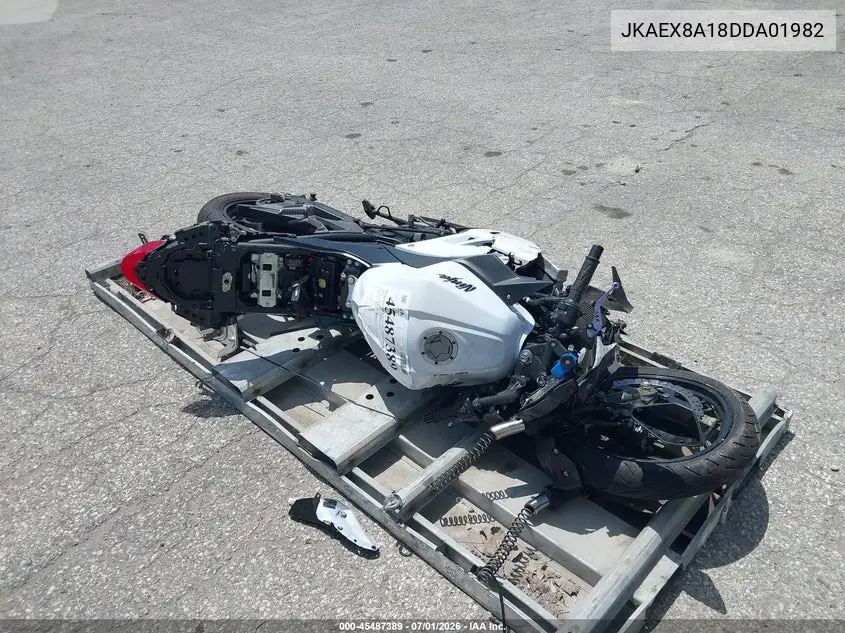 2013 Kawasaki Ex300 A VIN: JKAEX8A18DDA01982 Lot: 45487389