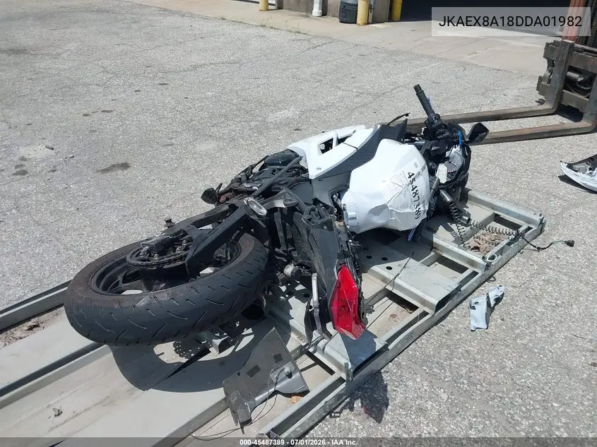 2013 Kawasaki Ex300 A VIN: JKAEX8A18DDA01982 Lot: 45487389