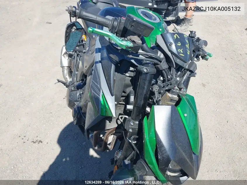 2019 Kawasaki Zr1000 J VIN: JKAZRCJ10KA005132 Lot: 12634289