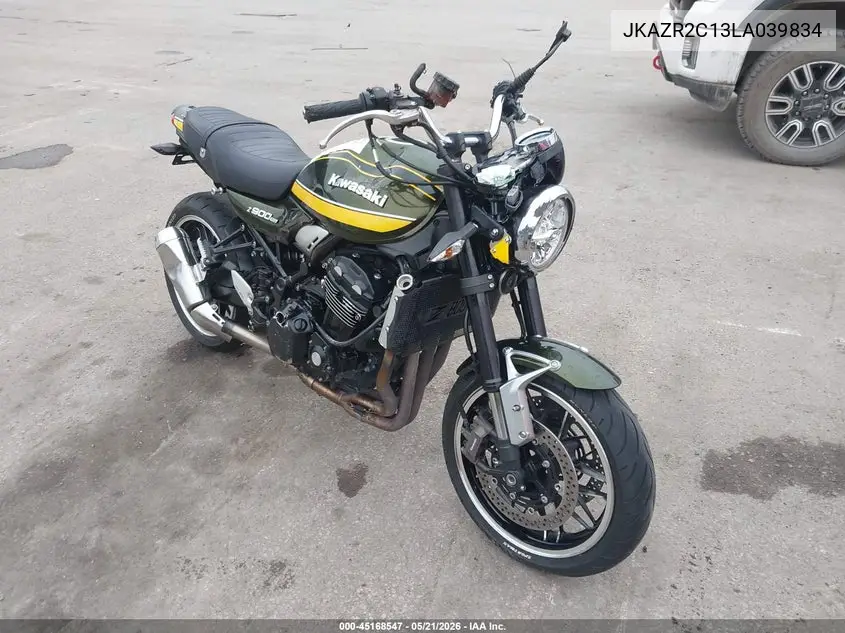 2020 Kawasaki Zr900 R VIN: JKAZR2C13LA039834 Lot: 45168547