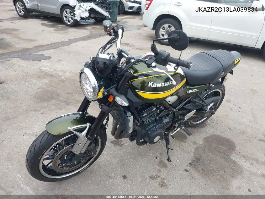 2020 Kawasaki Zr900 R VIN: JKAZR2C13LA039834 Lot: 45168547