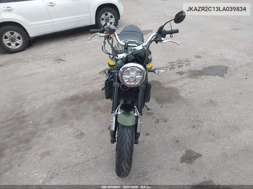 2020 Kawasaki Zr900 R VIN: JKAZR2C13LA039834 Lot: 45168547