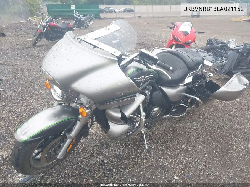 2020 Kawasaki Vn1700 B VIN: JKBVNRB18LA021152 Lot: 45385646