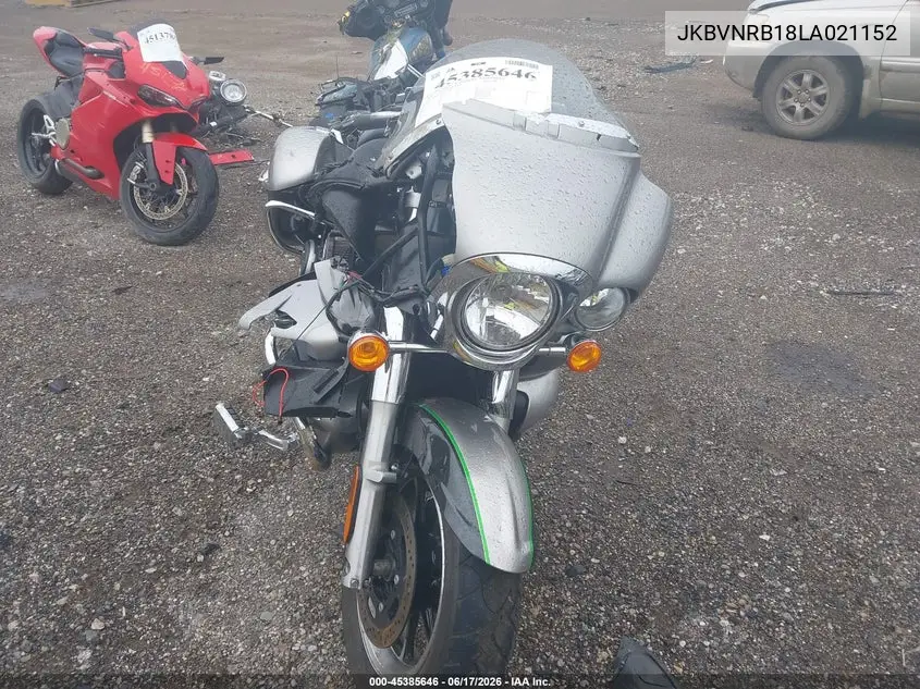 2020 Kawasaki Vn1700 B VIN: JKBVNRB18LA021152 Lot: 45385646