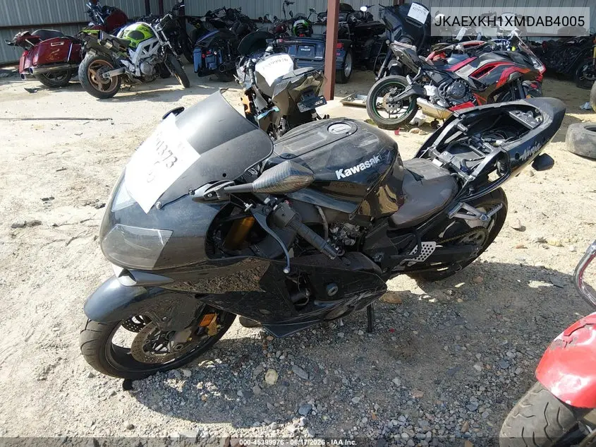 2021 Kawasaki Ex400 VIN: JKAEXKH1XMDAB4005 Lot: 45399976