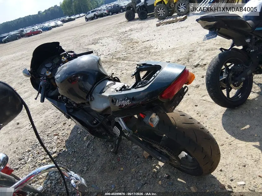 2021 Kawasaki Ex400 VIN: JKAEXKH1XMDAB4005 Lot: 45399976