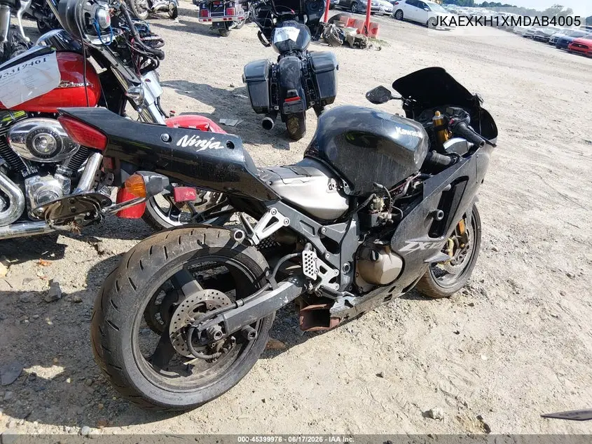 2021 Kawasaki Ex400 VIN: JKAEXKH1XMDAB4005 Lot: 45399976