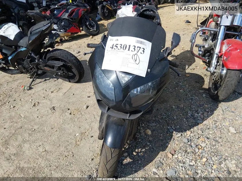 2021 Kawasaki Ex400 VIN: JKAEXKH1XMDAB4005 Lot: 45399976