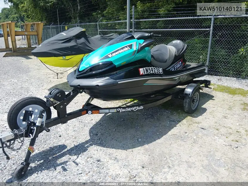 2021 Kawasaki Ultra Lx VIN: KAW51014G121 Lot: 45665862