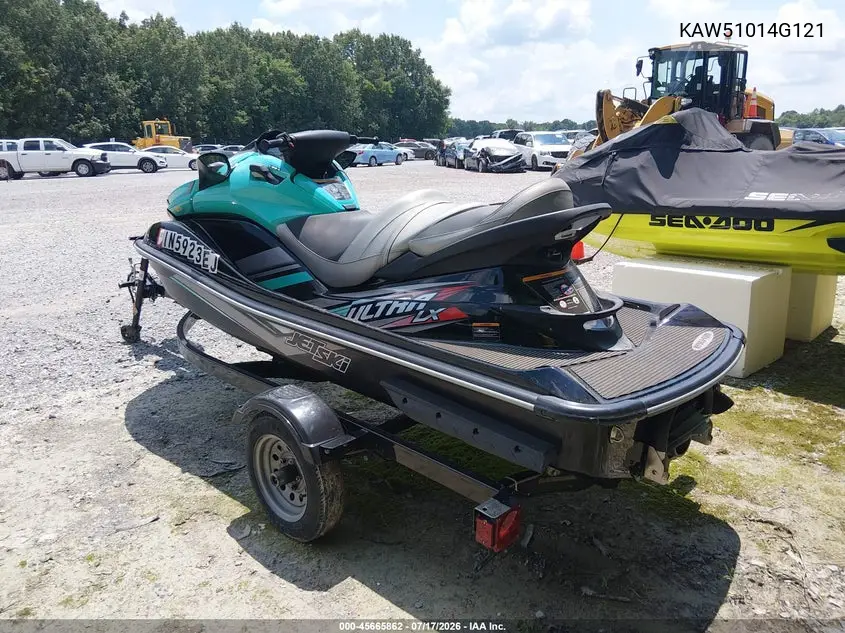 2021 Kawasaki Ultra Lx VIN: KAW51014G121 Lot: 45665862