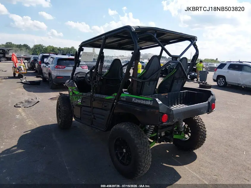 2022 Kawasaki Krt800 J/K VIN: JKBRTCJ18NB503820 Lot: 45639726