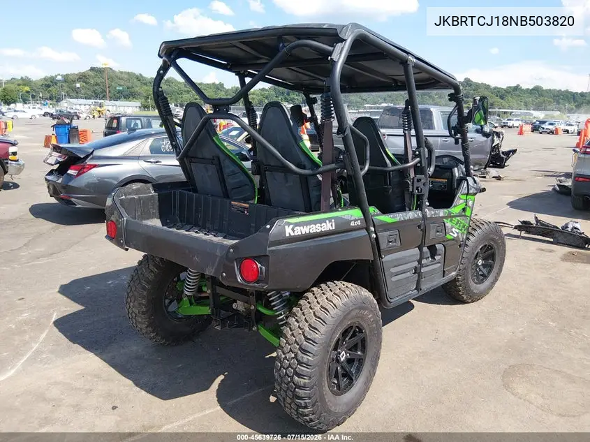 2022 Kawasaki Krt800 J/K VIN: JKBRTCJ18NB503820 Lot: 45639726