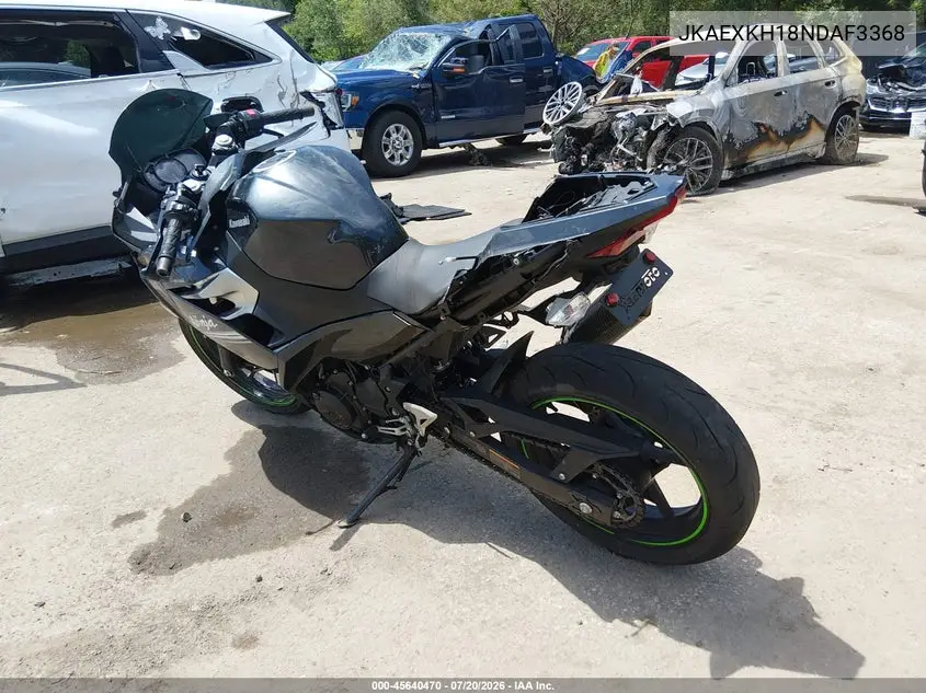 2022 Kawasaki Ex400 VIN: JKAEXKH18NDAF3368 Lot: 45640470