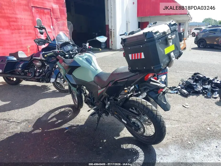 2023 Kawasaki Kle300 B VIN: JKALE8B18PDA03246 Lot: 45645409