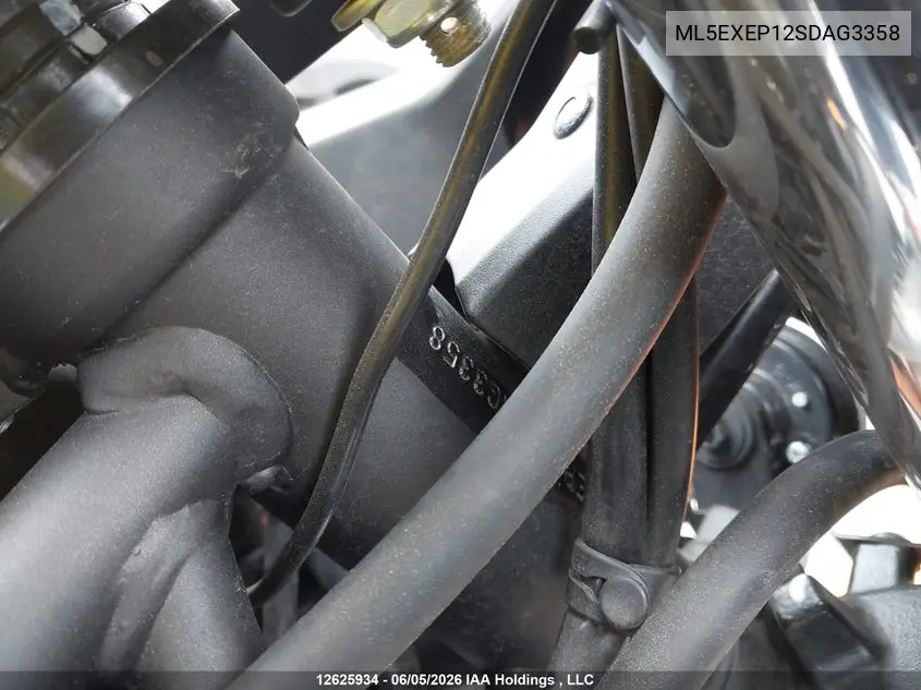 2025 Kawasaki Ex650 P VIN: ML5EXEP12SDAG3358 Lot: 12625934