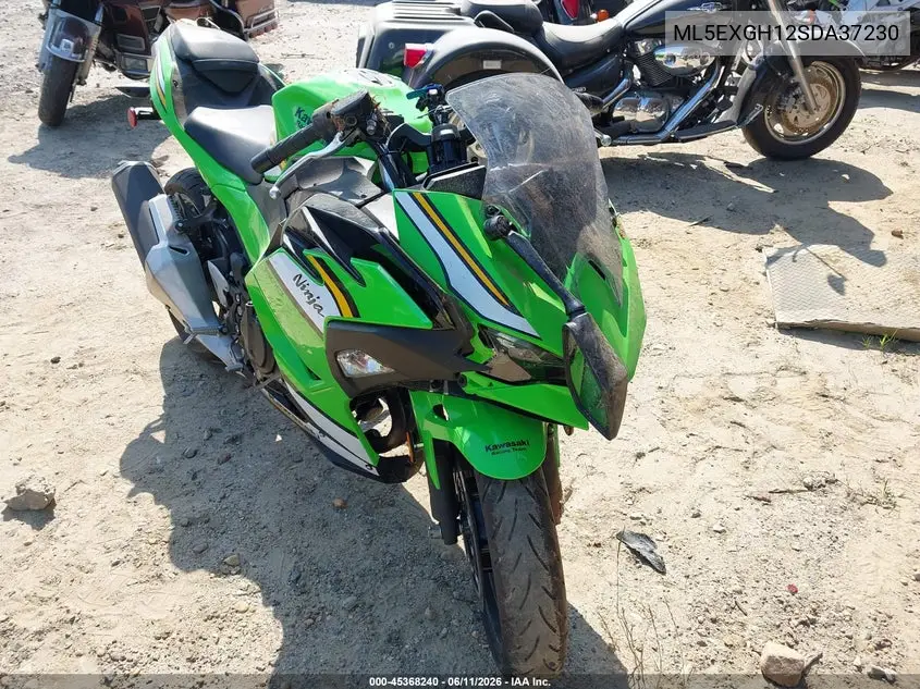 2025 Kawasaki Ex500 H VIN: ML5EXGH12SDA37230 Lot: 45368240