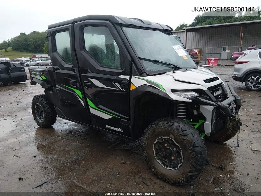 2025 Kawasaki Kwt1000 E VIN: JKAWTCE15SB500144 Lot: 45413189