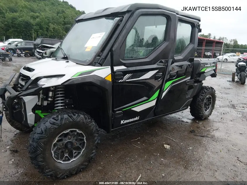 2025 Kawasaki Kwt1000 E VIN: JKAWTCE15SB500144 Lot: 45413189