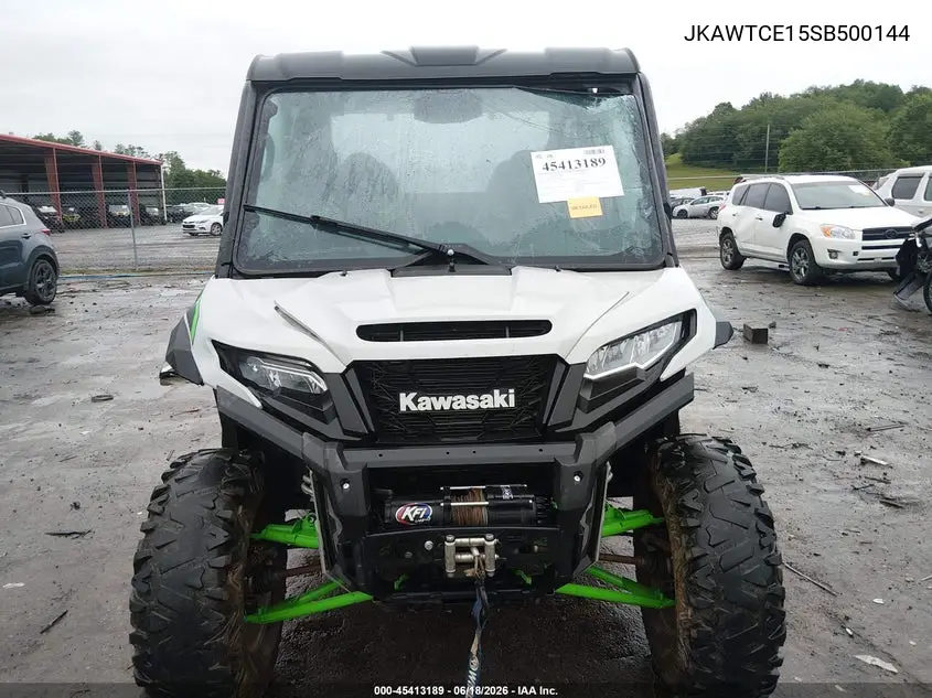 2025 Kawasaki Kwt1000 E VIN: JKAWTCE15SB500144 Lot: 45413189