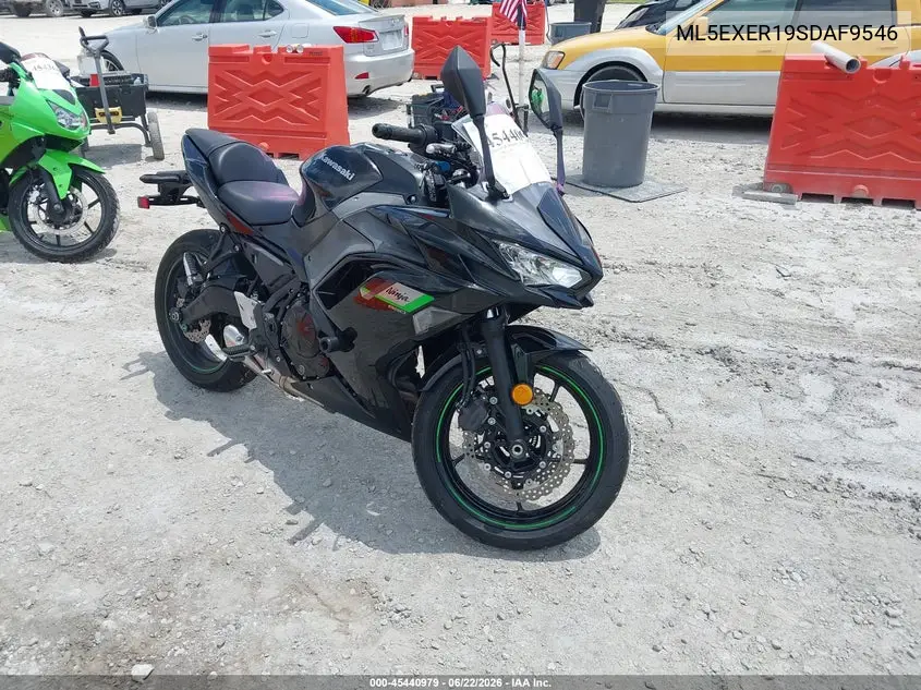 2025 Kawasaki Ex650 R VIN: ML5EXER19SDAF9546 Lot: 45440979