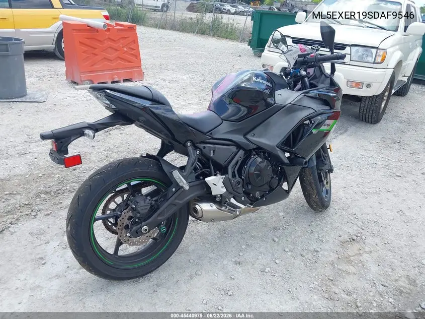 2025 Kawasaki Ex650 R VIN: ML5EXER19SDAF9546 Lot: 45440979